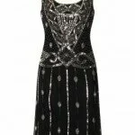 FROCK AND FRILL BLACK EMBELLISHED FLAPPER DRESS, £145 flapper girl 1920s style dress
