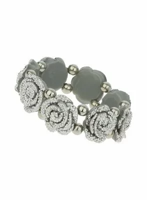 Dorothy Perkins sparkling flower bracelet 1920s flapper girl style costume jewellery