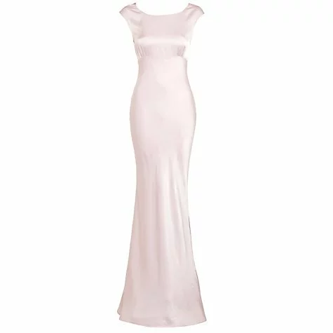 JOHN LEWIS Ghost peony pink salma dress bridesmaid elegant 1920s theme satin