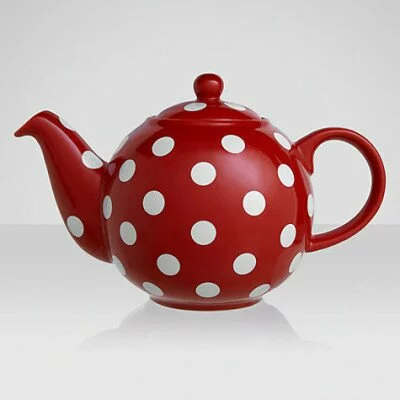 London Pottery Red and White Spot Teapot £20