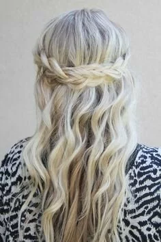 Boho braids festival hair