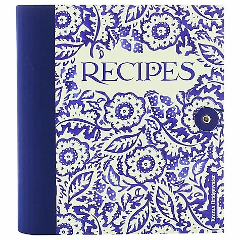 Emma Bridgewater Recipe Journal, Blue £17