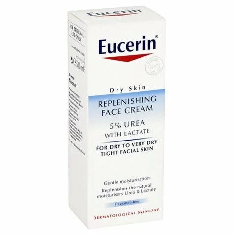 Eucerin Dry Skin Replenishing Face Night Cream - 5% Urea 50ml