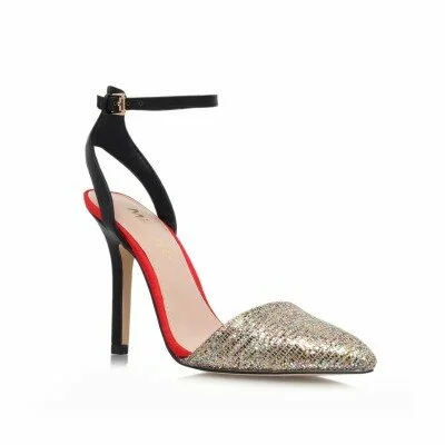 Kurt Geiger ALBA Glitter High Heel Occasion Shoes by Miss KG £75