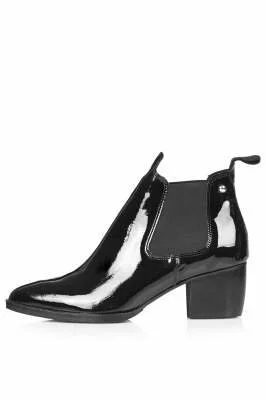 Topshop MARGOT Patent Boots £75
