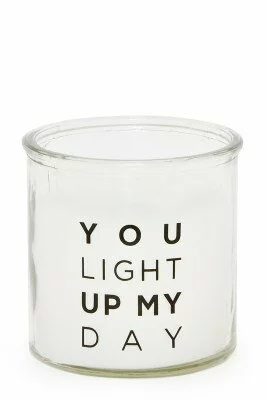 French Connection You Light Up My Day Candle £14