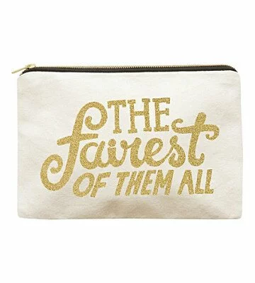 ALPHABET BAGS The fairest of them all canvas pouch from Selfridges. £20