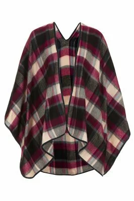 Topshop Vintage Checked Cape £35
