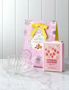 Sweets & Treats with a Glass Tea Cup £20