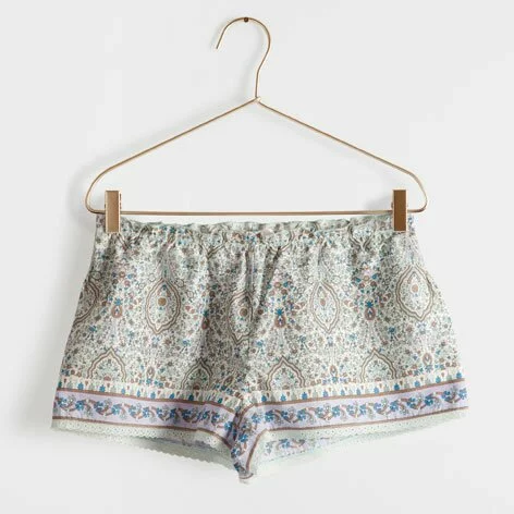 ZARA COTTON PRINT SHORTS £25.99