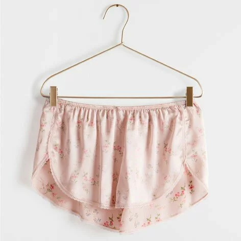 ZARA FLORAL SILK SHORTS £39.99