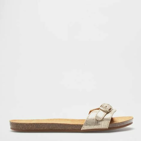 ZARA METALLIC FINISH BIO SANDAL £25.99