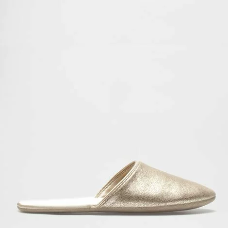 ZARA METALLIC SLIPPER £25.99