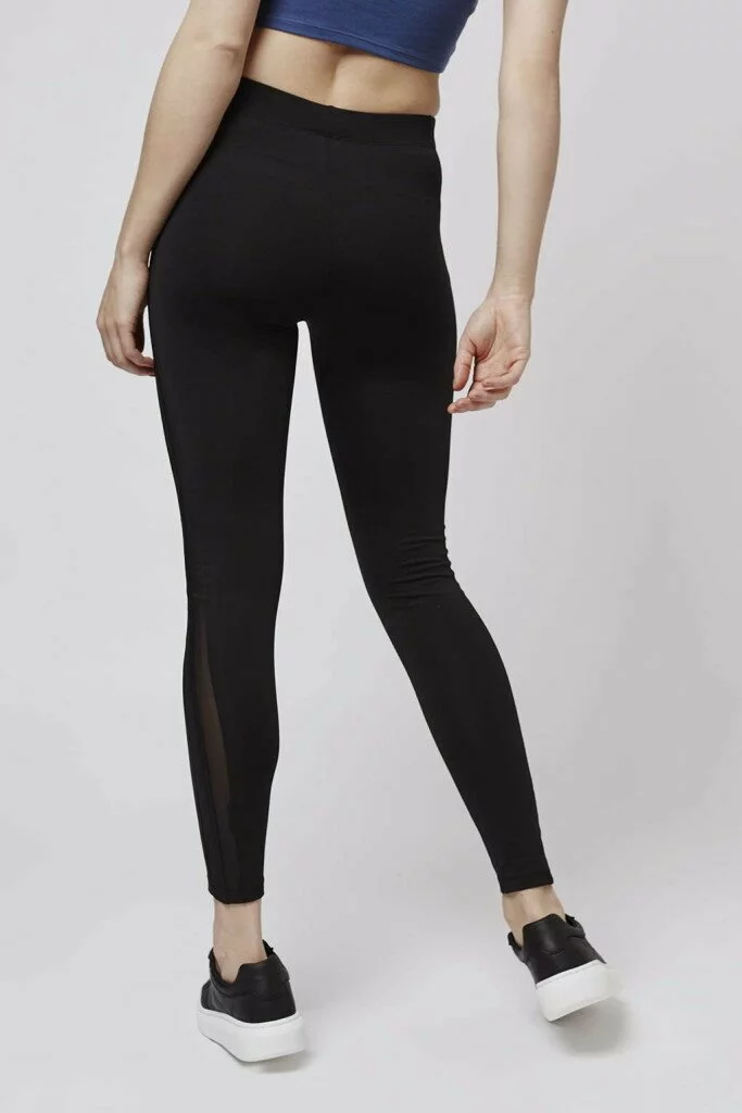 Topshop Mesh Insert Leggings £20